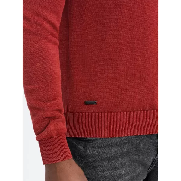 Moški pulover OMBRE OM-SWOS-0108 RDEČA 