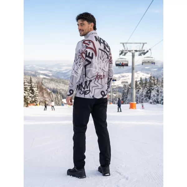  Moški vrhunski funkcionalni termo pulover ALTISPORT VOJ/ALM054TER03 TEMNO SIVA 