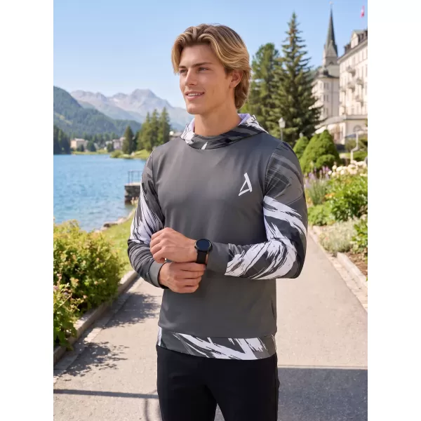  Moški vrhunski funkcionalni pulover ALTISPORT VOJ/ALM039MI01 SIVA 