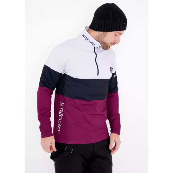  Moški vrhunski funkcionalni termo pulover ALTISPORT VOJ/ALM051TER03 BORDO 