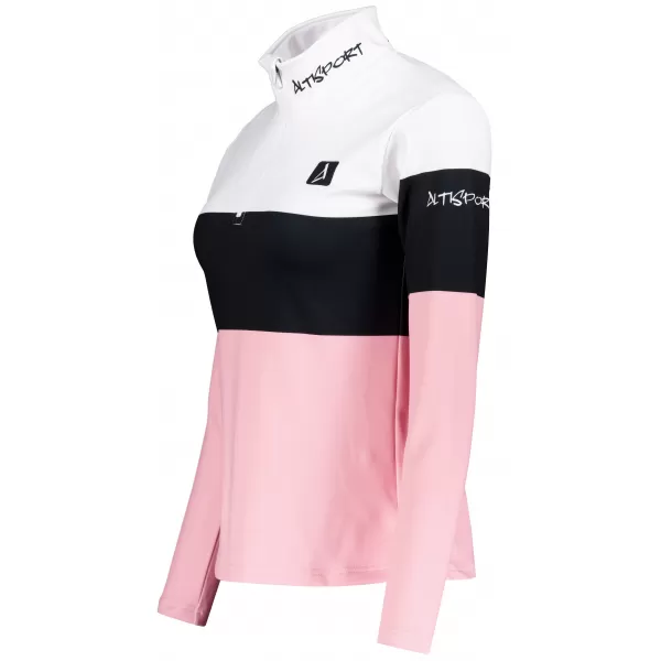  Ženska premium funkcionalna termo jopica ALTISPORT VOJ/ALW051TER03 BELO ROZA 