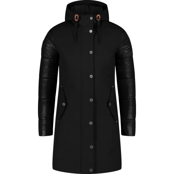  Ženski zimski plašč NORDBLANC WARMHUG NBWJL8073 ČRNA 