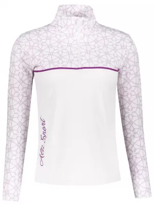 Ženska premium funkcionalna termo jopica ALTISPORT VOJ/ALW053TER03 BELA/VIJOLIČNA