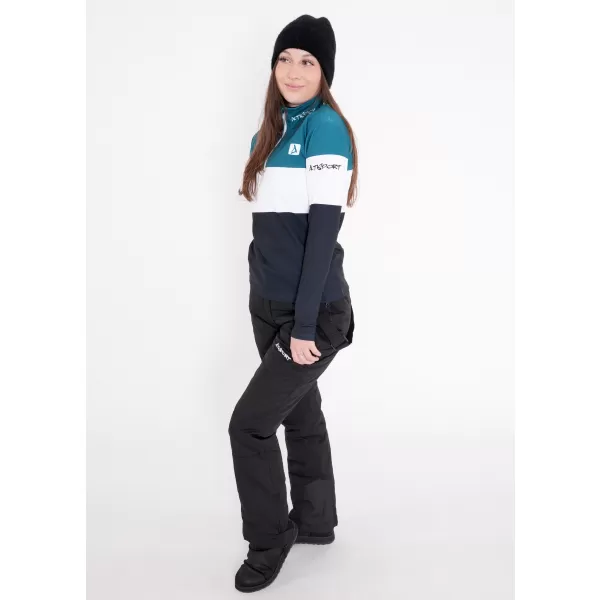  Ženska premium funkcionalna termo jopica ALTISPORT VOJ/ALW051TER03 KEROZIN-ČRNA 