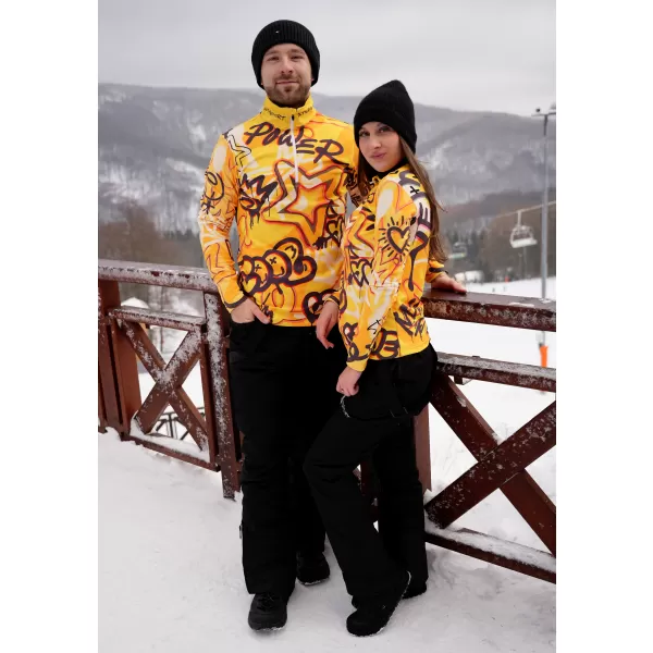  Moški vrhunski funkcionalni termo pulover ALTISPORT VOJ/ALM054TER03 JANTAR 