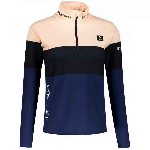  Ženska premium funkcionalna termo jopica ALTISPORT VOJ/ALW051TER03 ORANŽNA/MODRA 