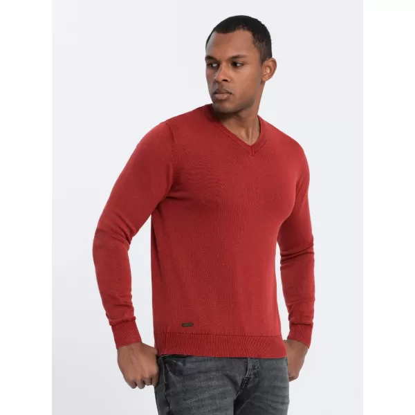  Moški pulover OMBRE OM-SWOS-0108 RDEČA 