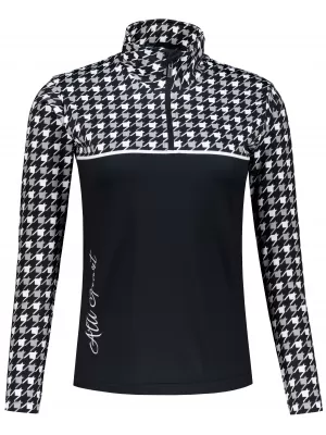Ženska premium funkcionalna termo jopica ALTISPORT VOJ/ALW048TER03 ČRNO-BELO