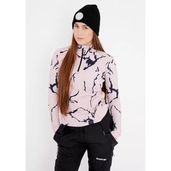  Ženska premium funkcionalna termo jopica ALTISPORT VOJ/ALW052TER03 RJAVA 