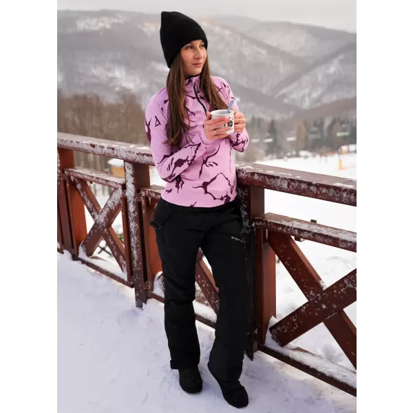  Ženska premium funkcionalna termo jopica ALTISPORT VOJ/ALW052TER03 ROZA 
