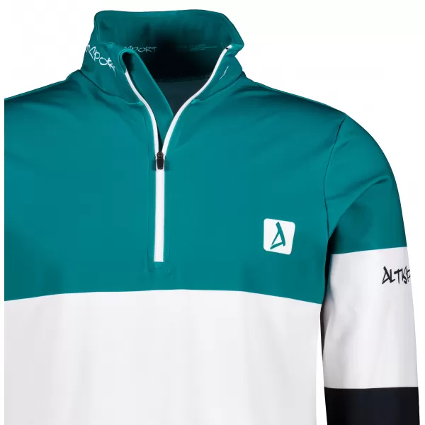  Moški vrhunski funkcionalni termo pulover ALTISPORT VOJ/ALM051TER03 KEROZIN/ČRNA 