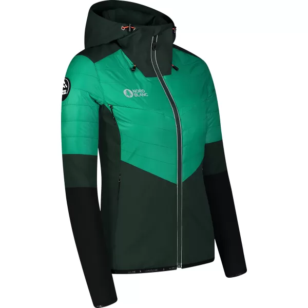  Ženska športna jakna NORDBLANC ICEBERGS NBWJL8112 TEMNO ZELENA 