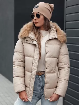 Ženska jakna DSTREET NORDKOLL TY4710 KHAKI