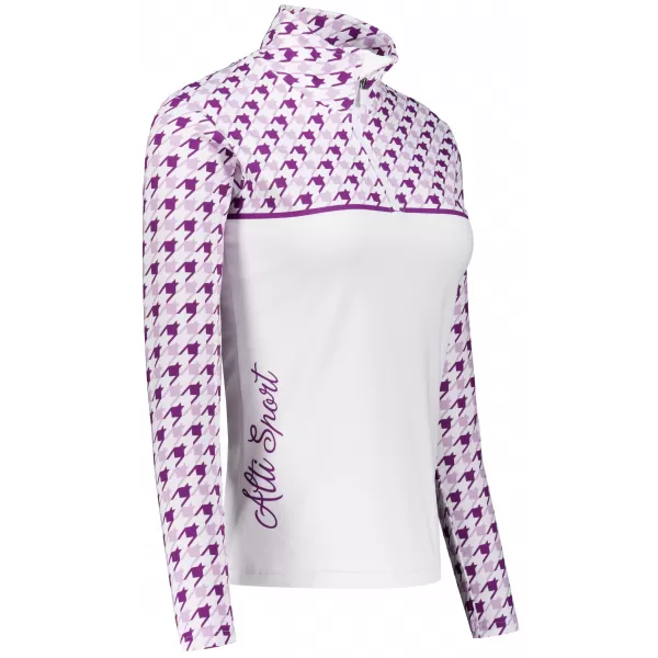  Ženska premium funkcionalna termo jopica ALTISPORT VOJ/ALW048TER03 BELA/VIJOLIČNA 
