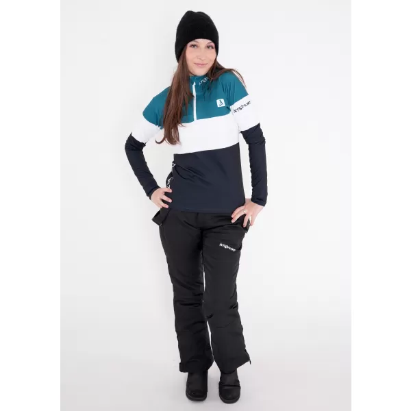  Ženska premium funkcionalna termo jopica ALTISPORT VOJ/ALW051TER03 KEROZIN-ČRNA 