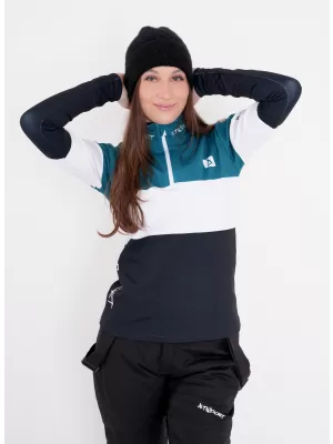 Ženska premium funkcionalna termo jopica ALTISPORT VOJ/ALW051TER03 KEROZIN-ČRNA