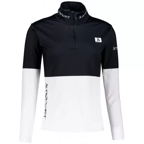  Ženska premium funkcionalna termo jopica ALTISPORT VOJ/ALW051TER03 ČRNO-BELO 