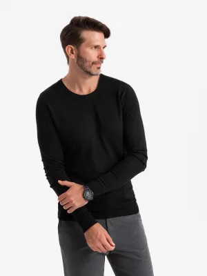 Moški pulover OMBRE OM-SWBS-0106 ČRN