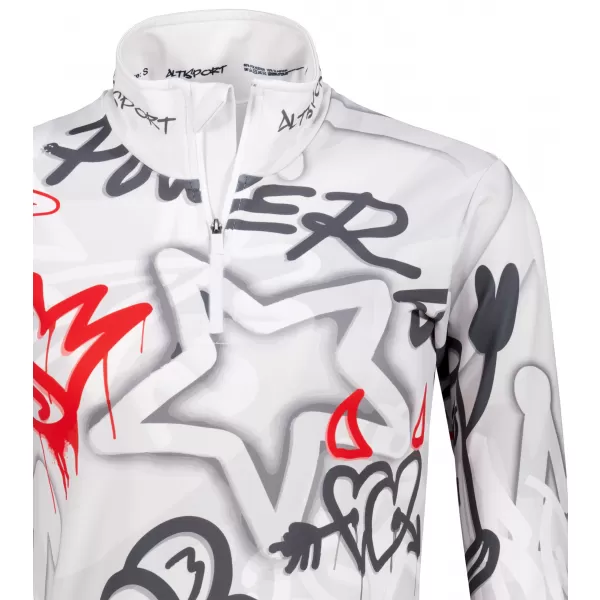  Ženska premium funkcionalna termo jopica ALTISPORT VOJ/ALW054TER03 SIVO-RDEČA 