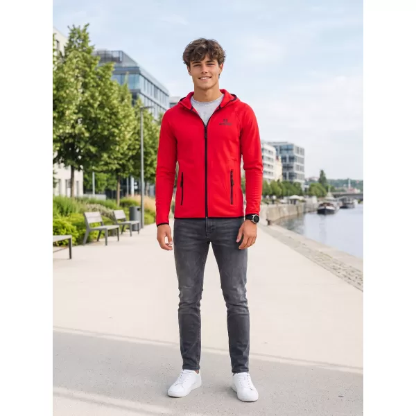  Moški funkcionalni športni pulover ALTISPORT ALM006417 RDEČA 