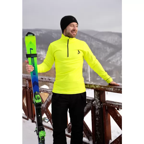  Moški vrhunski funkcionalni termo pulover ALTISPORT VOJ/ALM000TER03 NEON RUMENA 