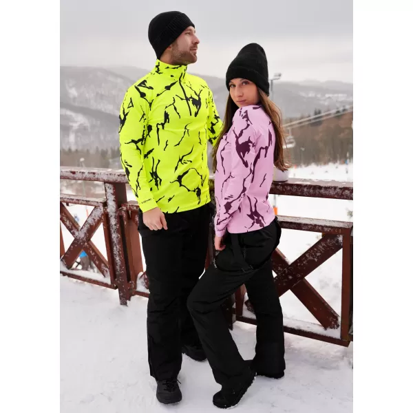  Moški vrhunski funkcionalni termo pulover ALTISPORT VOJ/ALM052TER03 NEONSKO ZELENA 