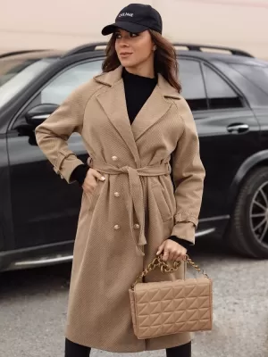 Plašč DSTREET CAMELLYN NY0743 SVETLO SIVA