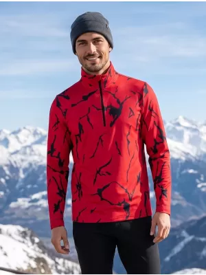 Moški vrhunski funkcionalni termo pulover ALTISPORT VOJ/ALM052TER03 RDEČA