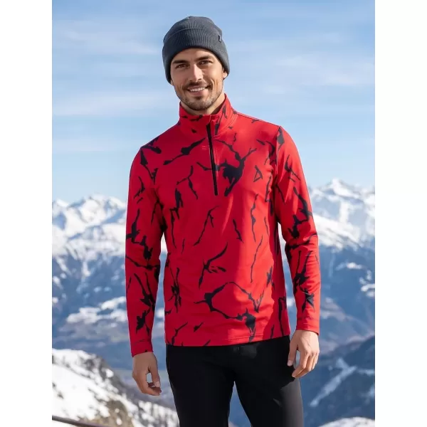  Moški vrhunski funkcionalni termo pulover ALTISPORT VOJ/ALM052TER03 RDEČA 