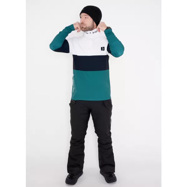  Moški vrhunski funkcionalni termo pulover ALTISPORT VOJ/ALM051TER03 BELO ZELENA 