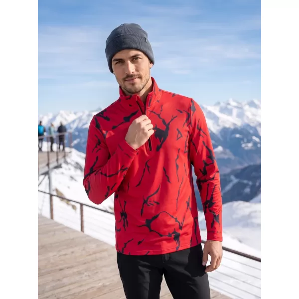  Moški vrhunski funkcionalni termo pulover ALTISPORT VOJ/ALM052TER03 RDEČA 