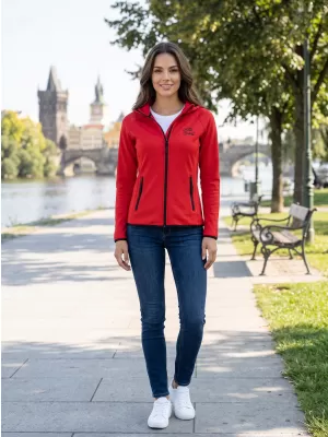 Ženski funkcionalni športni pulover ALTISPORT ALW056418 RDEČA