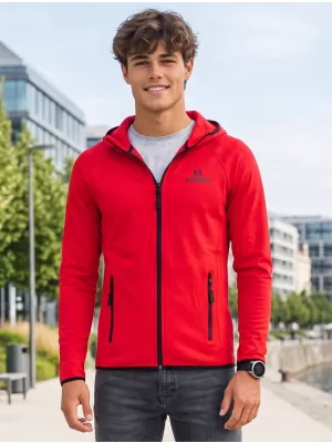 Moški funkcionalni športni pulover ALTISPORT ALM006417 RDEČA