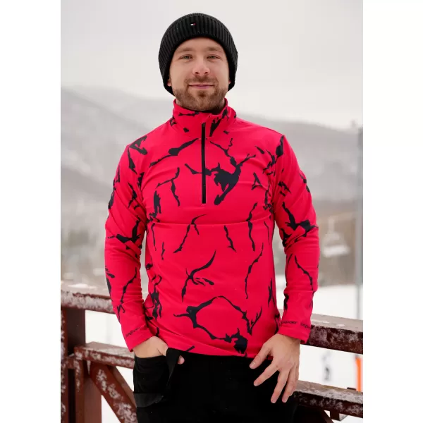  Moški vrhunski funkcionalni termo pulover ALTISPORT VOJ/ALM052TER03 RDEČA 