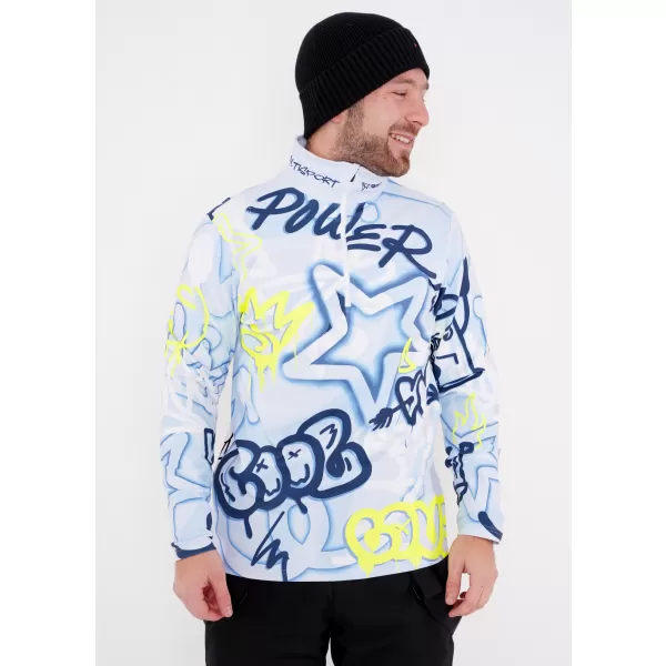  Moški vrhunski funkcionalni termo pulover ALTISPORT VOJ/ALM054TER03 MODRA 