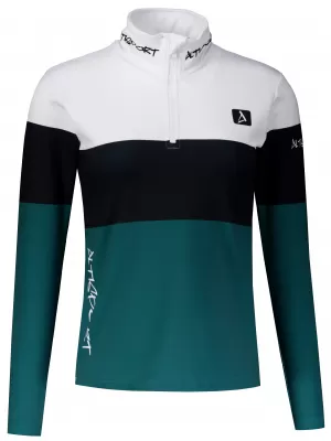 Ženska premium funkcionalna termo jopica ALTISPORT VOJ/ALW051TER03 BELO ZELENA