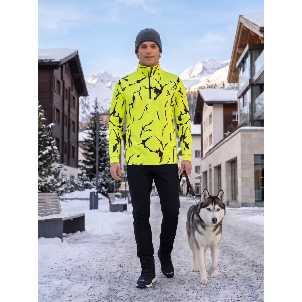  Moški vrhunski funkcionalni termo pulover ALTISPORT VOJ/ALM052TER03 NEONSKO ZELENA 