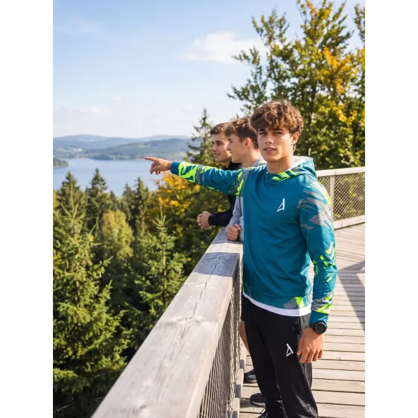  Moški vrhunski funkcionalni pulover ALTISPORT VOJ/ALM039MI01 KEROZIN 