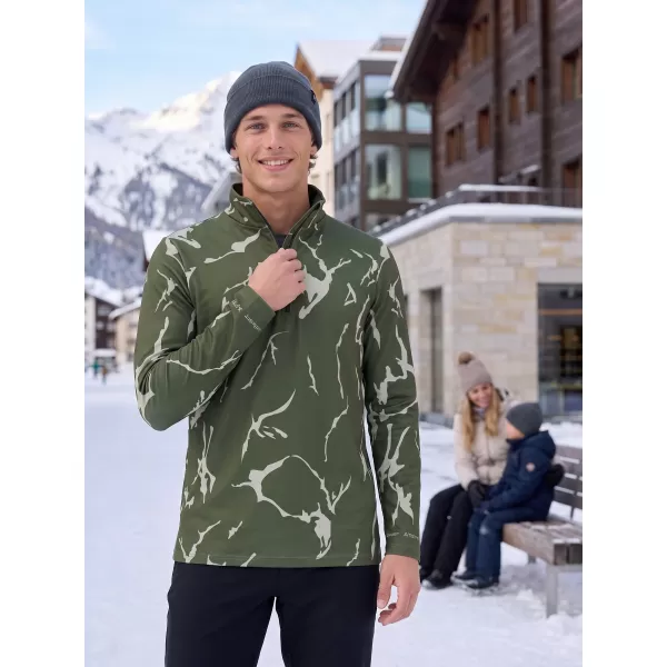  Moški vrhunski funkcionalni termo pulover ALTISPORT VOJ/ALM052TER03 KAKI 
