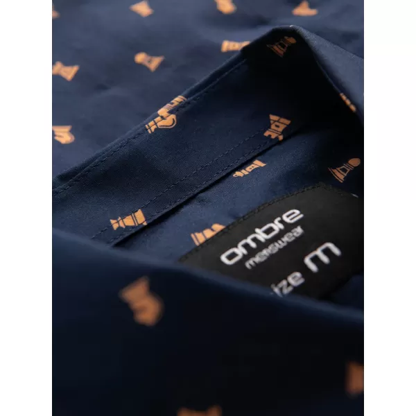  Srajca OMBRE OM-SHCS-0151 ČRNILO 