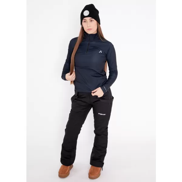  Ženska premium funkcionalna termo jopica ALTISPORT VOJ/ALW000TER03 ČRNA 