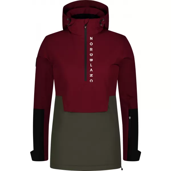  Ženski anorak NORDBLANC WINTERFUN NBWJL8130 BORDO 