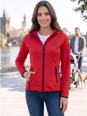 Ženski funkcionalni športni pulover ALTISPORT ALW056418 RDEČA
