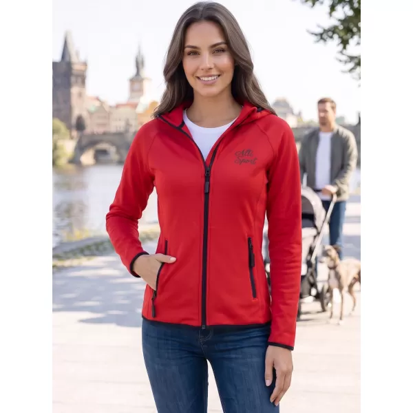  Ženski funkcionalni športni pulover ALTISPORT ALW056418 RDEČA 
