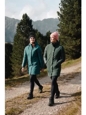 Ženski zimski plašč NORDBLANC WARMHUG NBWJL8073 TEMNO ZELENA