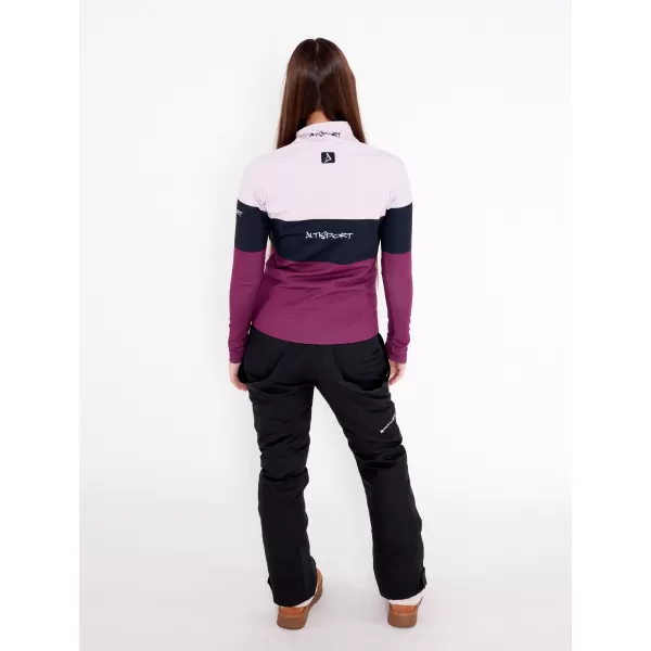 Ženska premium funkcionalna termo jopica ALTISPORT VOJ/ALW051TER03 BORDO 