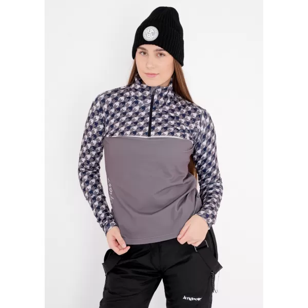  Ženska premium funkcionalna termo jopica ALTISPORT VOJ/ALW048TER03 SIVA 