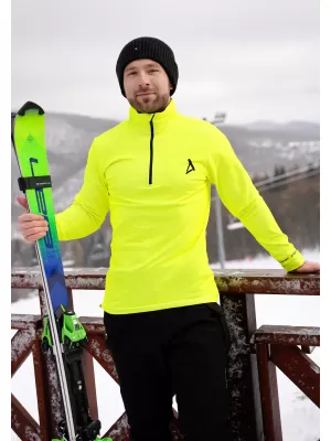 Moški vrhunski funkcionalni termo pulover ALTISPORT VOJ/ALM000TER03 NEON RUMENA
