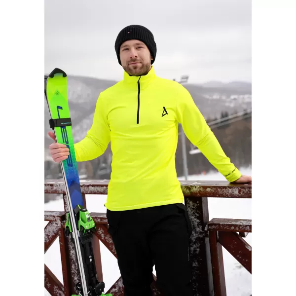  Moški vrhunski funkcionalni termo pulover ALTISPORT VOJ/ALM000TER03 NEON RUMENA 