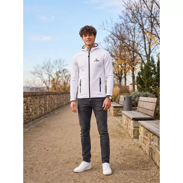 Moški funkcionalni športni pulover ALTISPORT ALM006417 BELA 